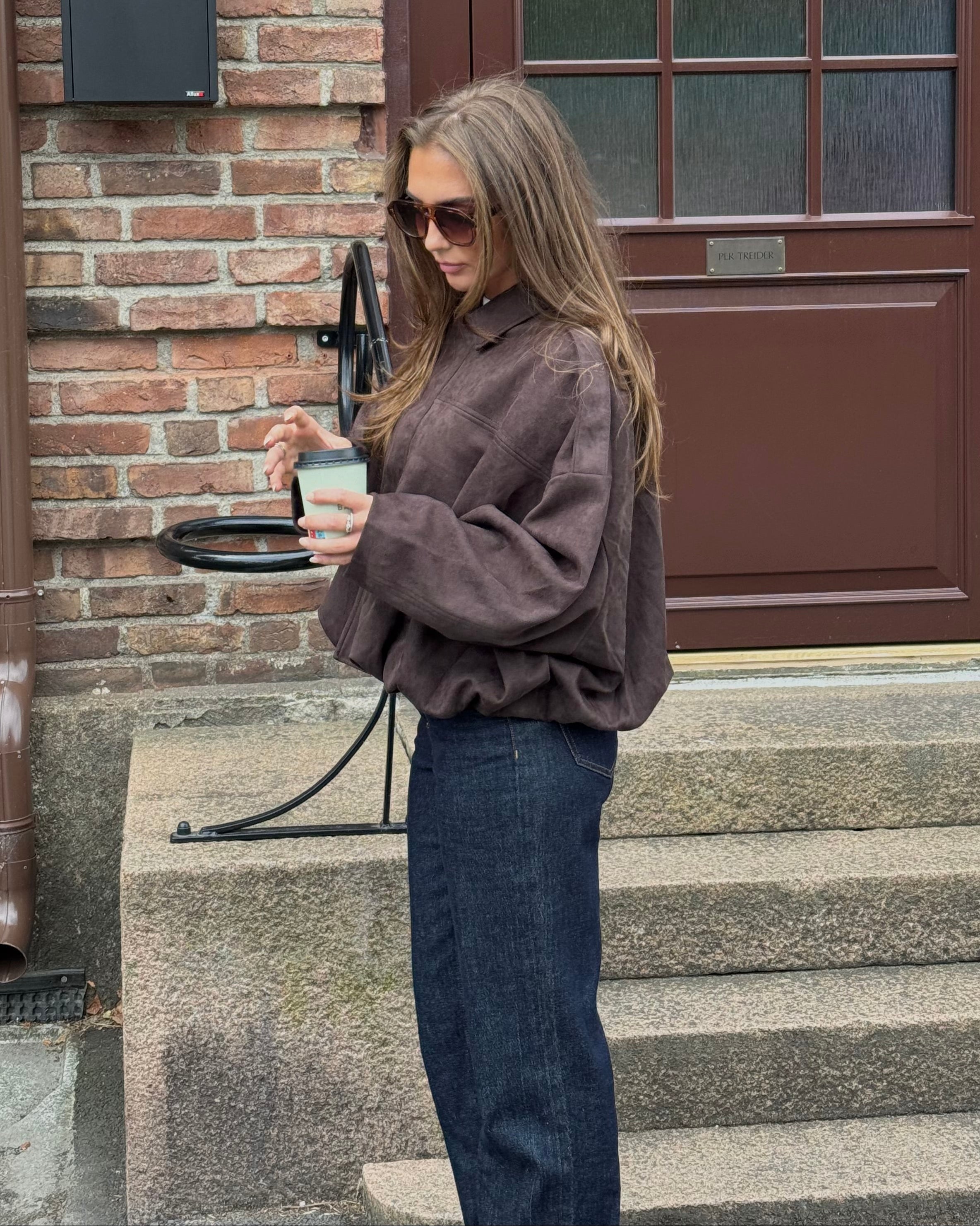 VMHAZEL Bomber Jacket - Seal Brown